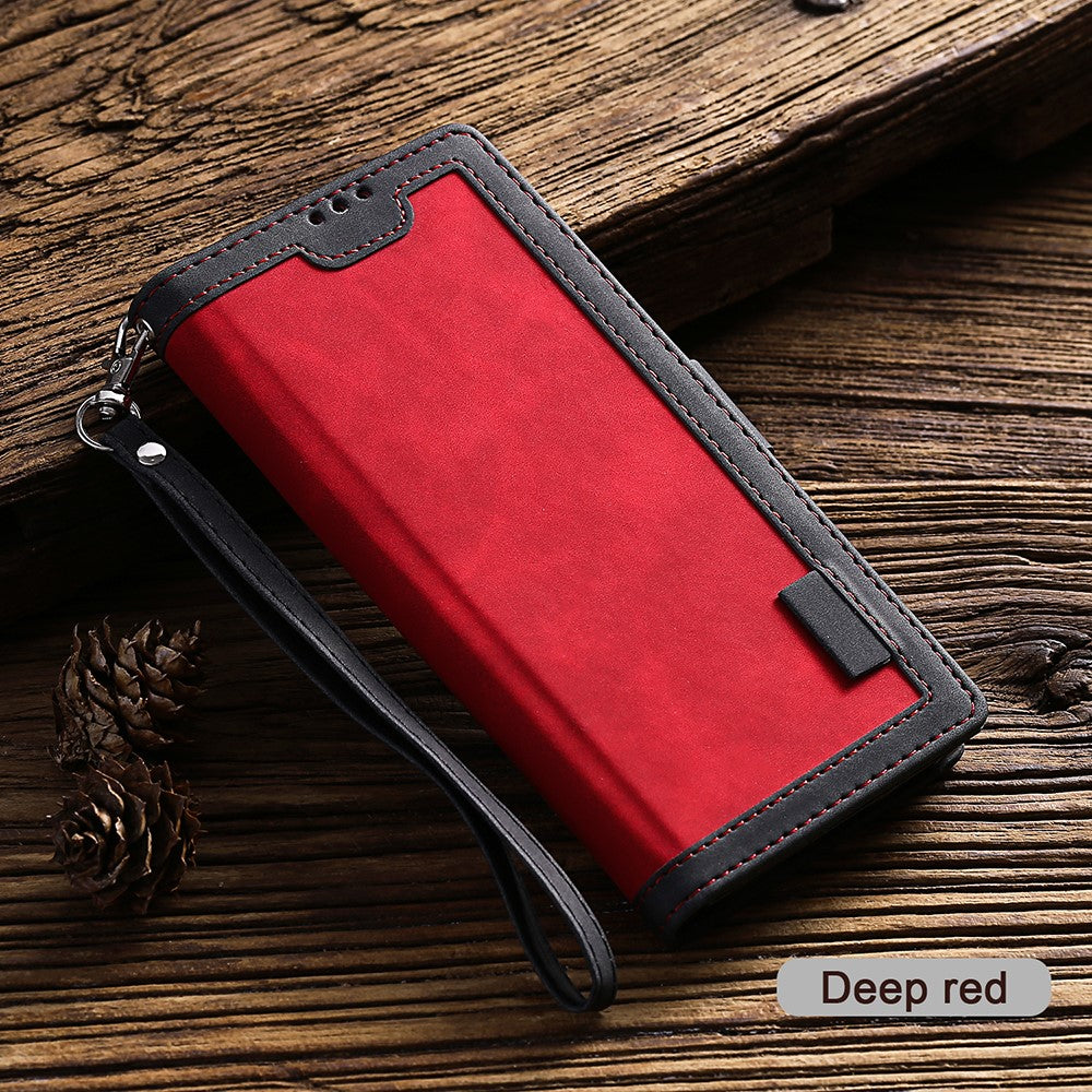 Retro Surface Splicing Leather Shell for Samsung Galaxy A81/ Note 10 Lite