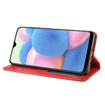 Plånboksfodral i läder i vintagestil till Samsung Galaxy A41