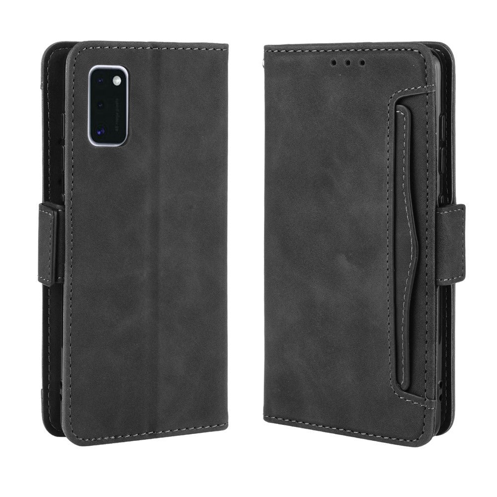 Wallet Stand Flip Leather Phone Cover for Samsung Galaxy A41 Cell Phone Accessory