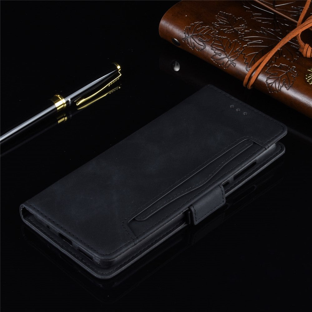 Wallet Stand Flip Leather Phone Cover for Samsung Galaxy A41 Cell Phone Accessory