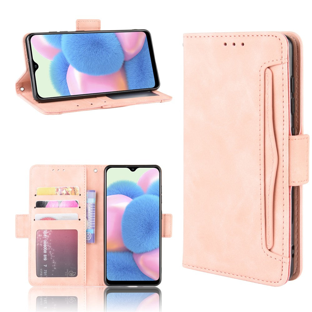 Plånboksfodral i läder för Samsung Galaxy A41, mobiltillbehör