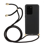Eco-Friendly Natural Wheat Straw Soft TPU Phone Case with Multi-function Strap for Samsung Galaxy S20 Ultra