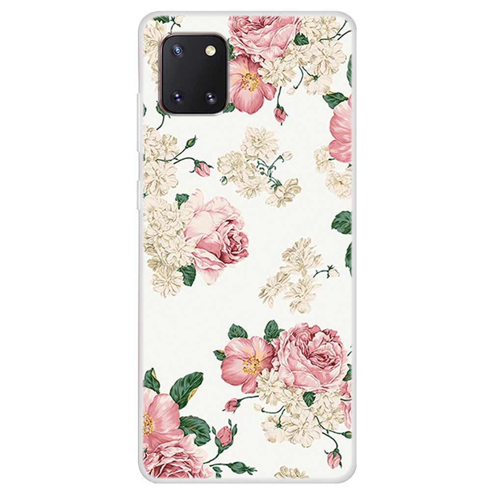 Pattern Printing Soft TPU Phone Protective Cover for Samsung Galaxy A81/Note 10 Lite/M60S