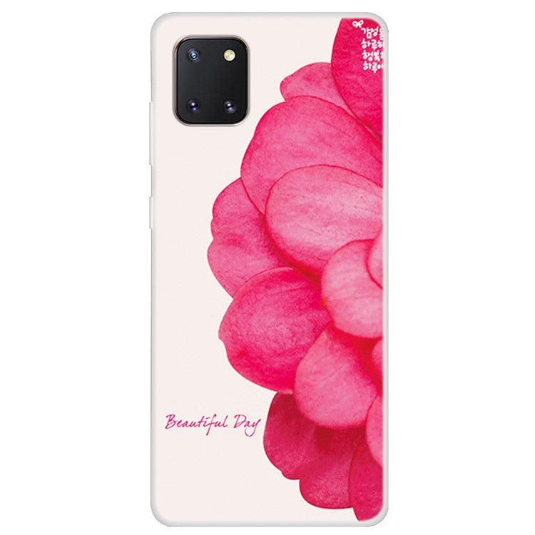 Mönstertryck Mjukt TPU-mobilskyddsskal för Samsung Galaxy A81/Note 10 Lite/M60S