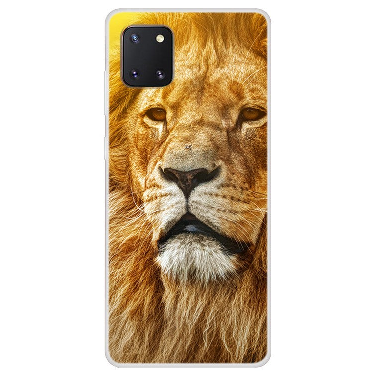 Mönstertryck Mjukt TPU-mobilskyddsskal för Samsung Galaxy A81/Note 10 Lite/M60S