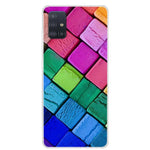 Mönstertryck Mjukt TPU Skyddsskal för Samsung Galaxy A51