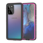 REDPEPPER IP68 Waterproof Cell Phone Case with Fingerprint Unlock Clear Shell for Samsung Galaxy S20 Plus