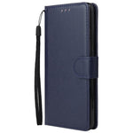 PU Leather Wallet Cell Phone Case with Lanyard Shell for Samsung Galaxy S20 4G/S20 5G