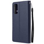 PU Leather Wallet Cell Phone Case with Lanyard Shell for Samsung Galaxy S20 4G/S20 5G