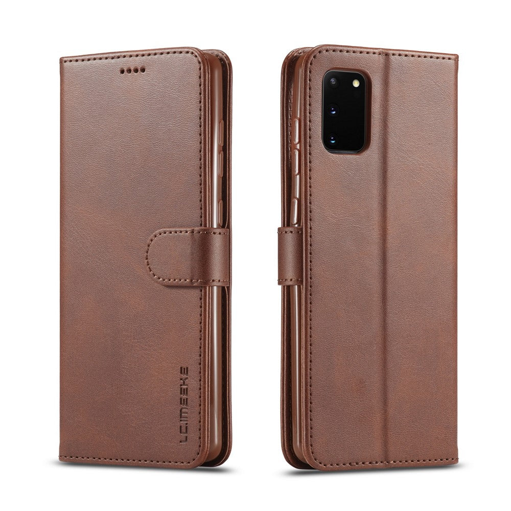 LC.IMEEKE Læderpung-cover til Samsung Galaxy A91/S10 Lite