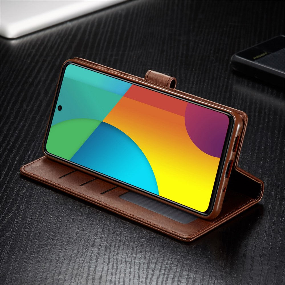 LC.IMEEKE Læderpung-cover til Samsung Galaxy A91/S10 Lite