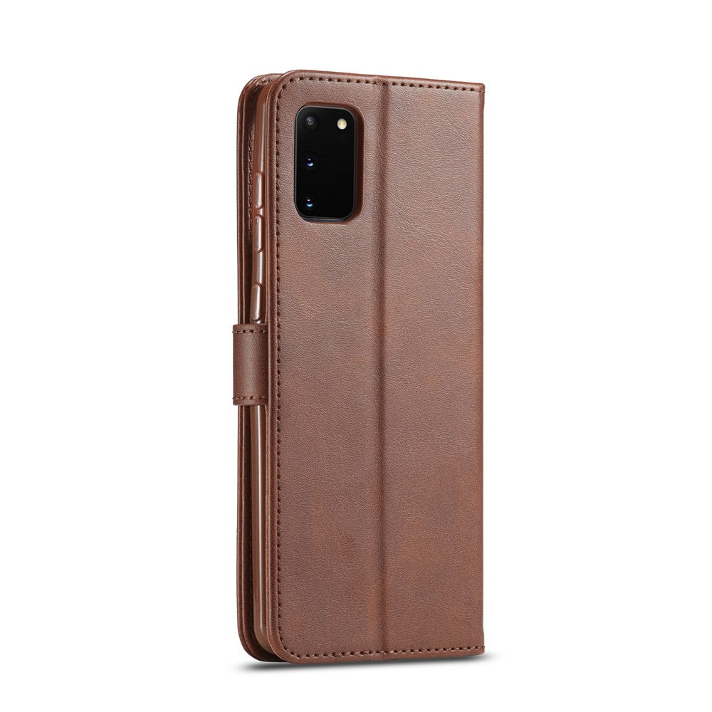 LC.IMEEKE Læderpung-cover til Samsung Galaxy A91/S10 Lite