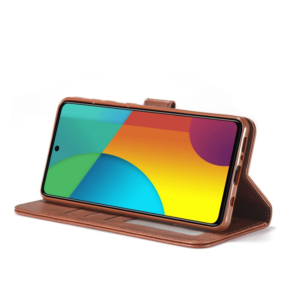 LC.IMEEKE Læderpung-cover til Samsung Galaxy A91/S10 Lite