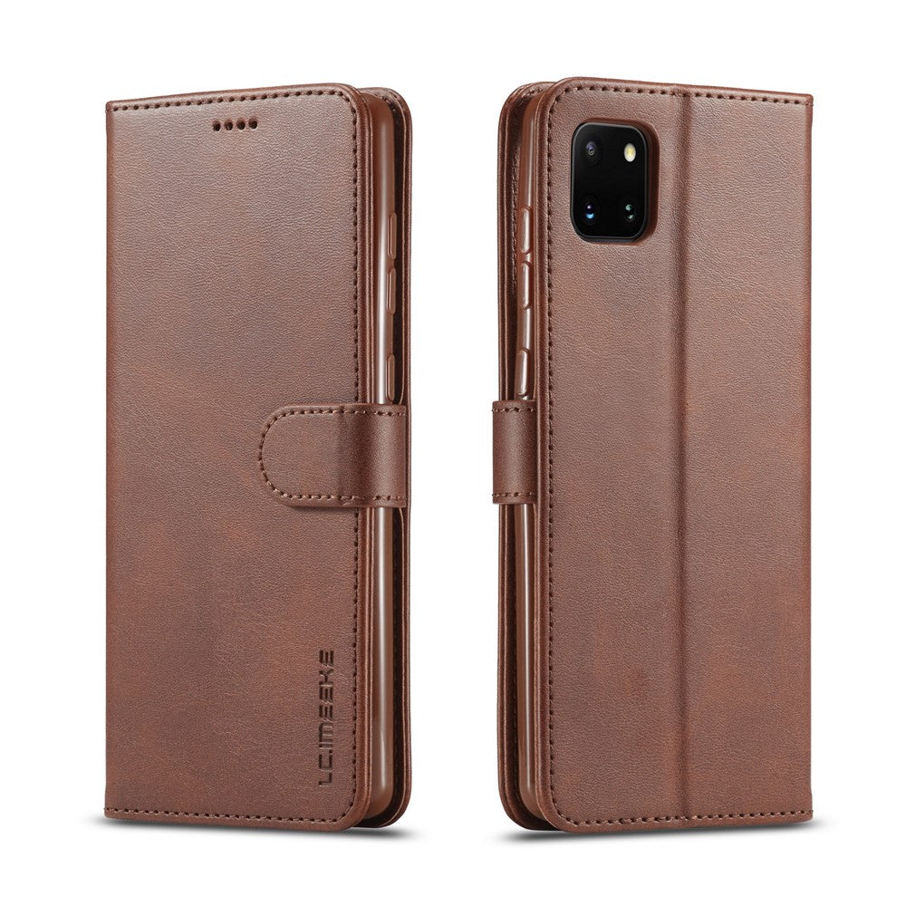LC.IMEEKE Leather Wallet Stand Case for Samsung Galaxy A81/Note 10 Lite