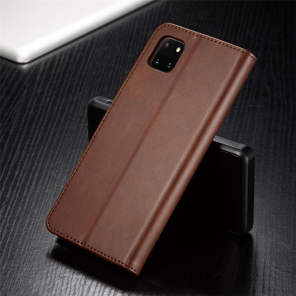LC.IMEEKE Leather Wallet Stand Case for Samsung Galaxy A81/Note 10 Lite