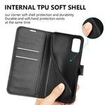 Litchi Texture PU Leather Magnetic Flip Stand Wallet Phone Case for Galaxy A41 (Global Version)