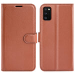 Litchi Texture PU Leather Magnetic Flip Stand Wallet Phone Case for Galaxy A41 (Global Version)