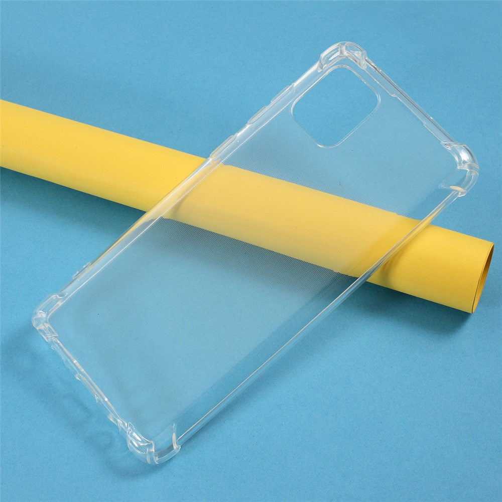 Slagfast, gennemsigtigt TPU-telefoncover til Samsung Galaxy A81 / Note 10 Lite