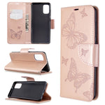 Imprint Butterfly Special PU læder telefoncover til Samsung Galaxy A41 (global version)