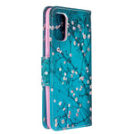 Pattern Printing Leather Wallet Case for Samsung Galaxy A41 (Global Version)