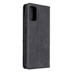 Geometric Leather Phone Case Card Holder Shell for Samsung Galaxy A41 (Global Version)