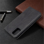 Geometric Leather Phone Case Card Holder Shell for Samsung Galaxy A41 (Global Version)