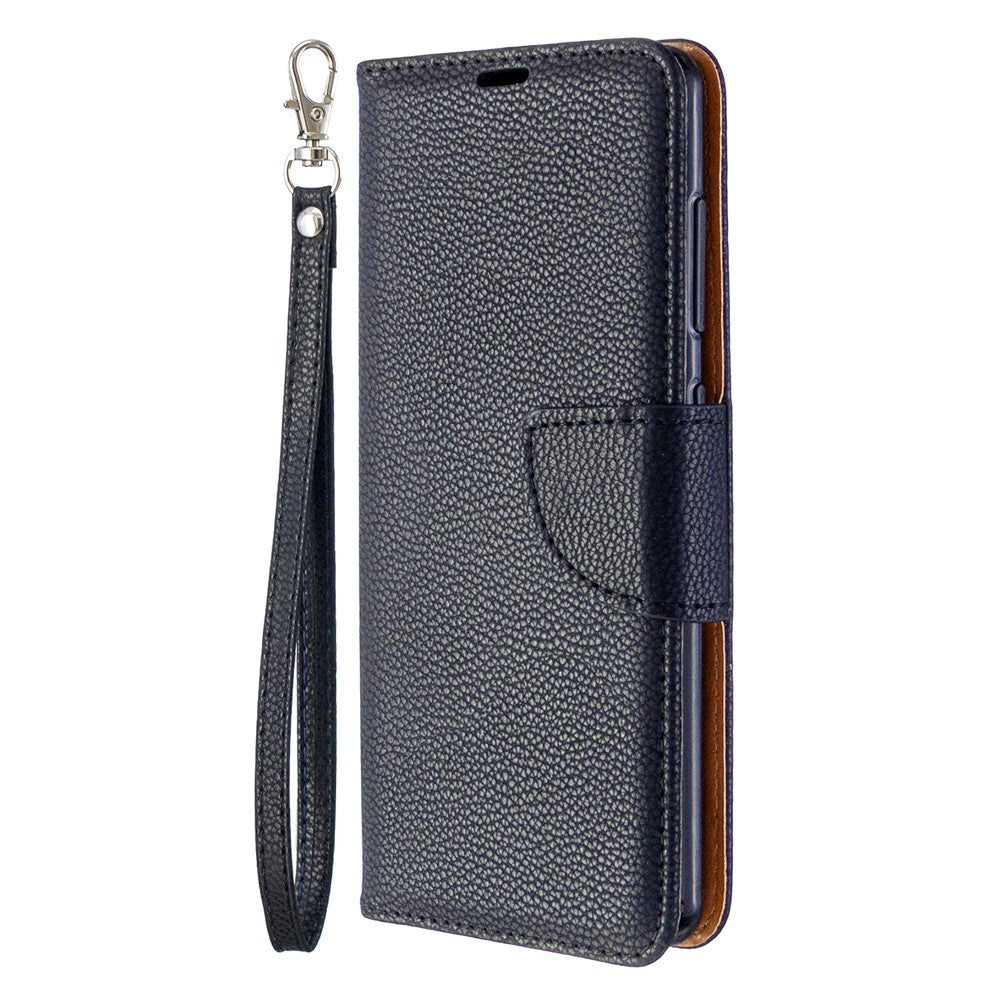 Litchi Skin with Wallet Leather Stand Case for Samsung Galaxy A41 (Global Version)