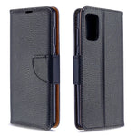 Litchi Skin with Wallet Leather Stand Case for Samsung Galaxy A41 (Global Version)
