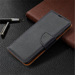 Litchi Skin with Wallet Leather Stand Case for Samsung Galaxy A41 (Global Version)