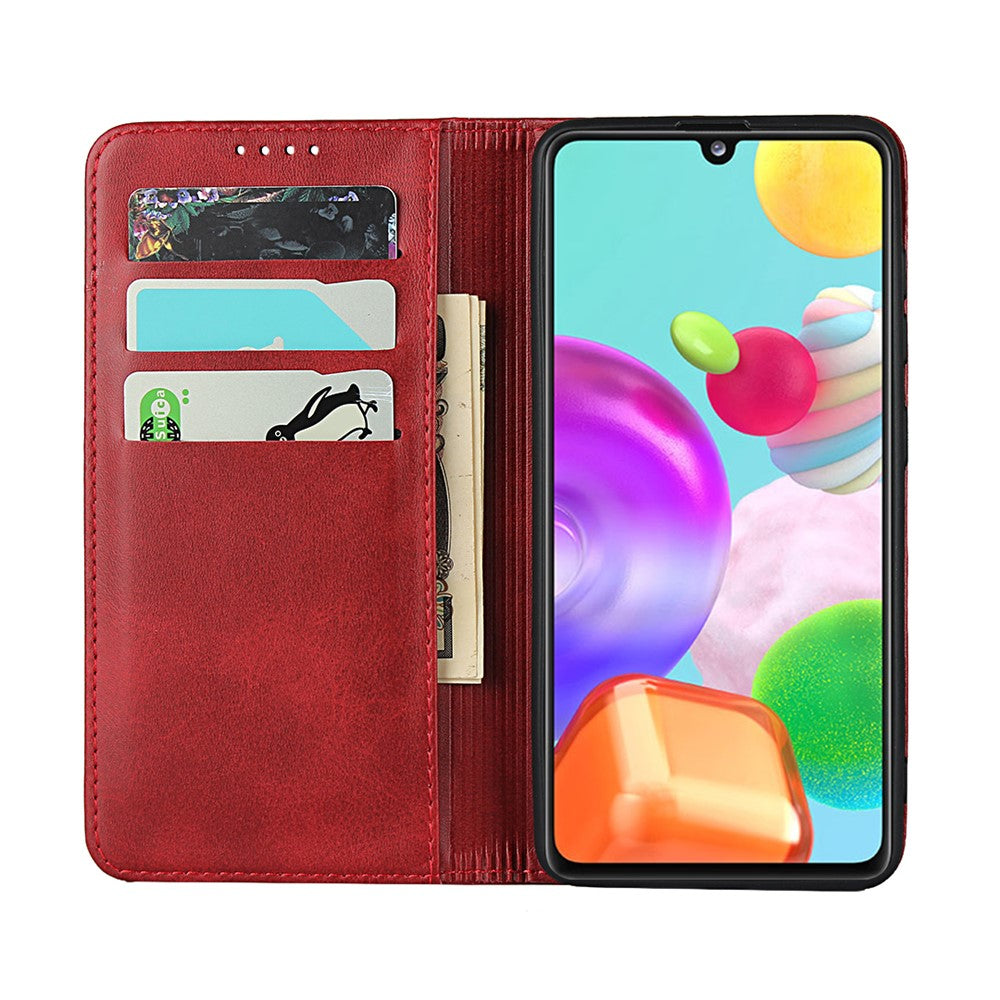 Auto-absorbed Leather Cell Phone Shell for Samsung Galaxy A41 (Global Version) Cell Phone Accessory