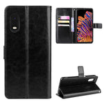 Crazy Horse Skin Unique Design PU Leather Shell for Samsung Galaxy Xcover Pro