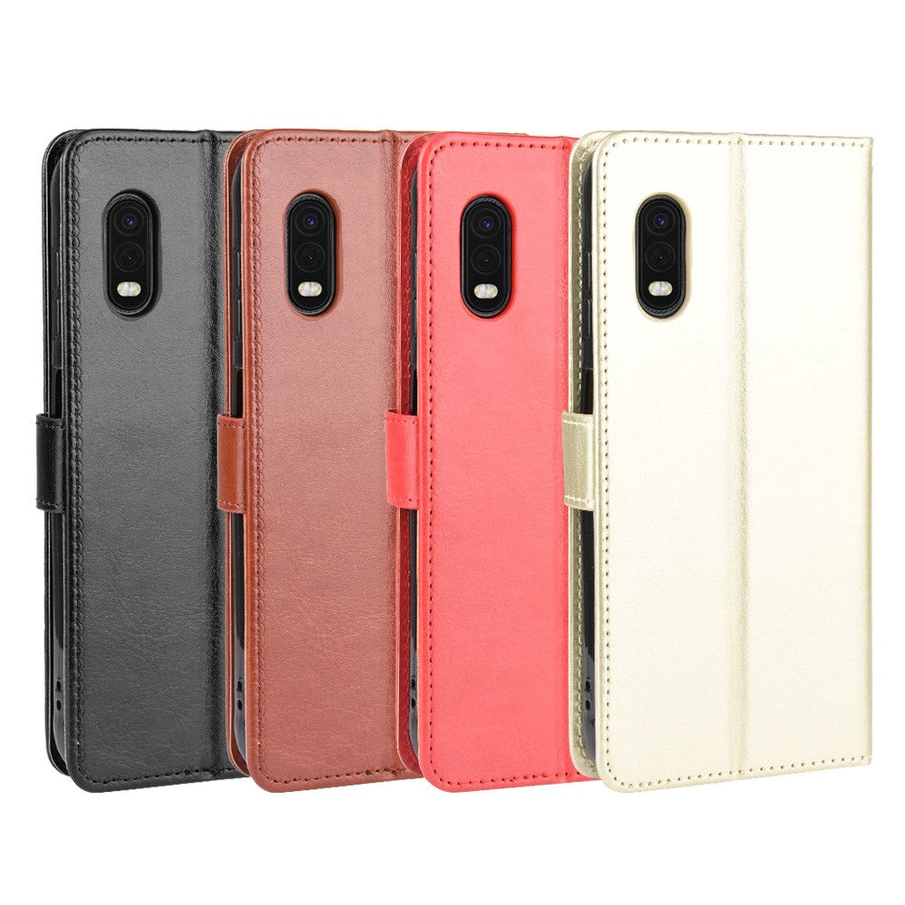 Crazy Horse Skin Unique Design PU Leather Shell for Samsung Galaxy Xcover Pro