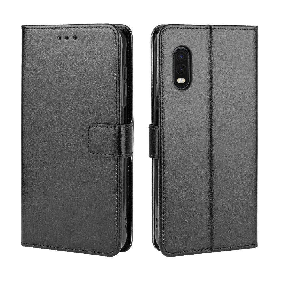 Crazy Horse Skin Unique Design PU Leather Shell for Samsung Galaxy Xcover Pro