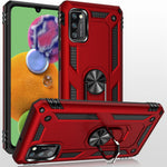 Hybrid PC TPU Kickstand Armor Phone Shell Case for Samsung Galaxy A41 (Global Version)