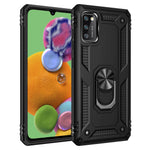 Hybrid PC TPU Kickstand Armor Phone Shell Case for Samsung Galaxy A41 (Global Version)