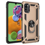 Hybrid PC TPU Kickstand Armor Phone Shell Case for Samsung Galaxy A41 (Global Version)