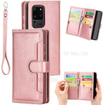 Multiple Card Slots Leather Shell Case Cover for Samsung Galaxy S20 Ultra