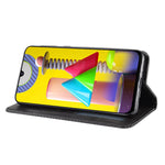 Magnetic Retro Leather Wallet Phone Case for Samsung Galaxy M31