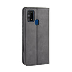 Magnetic Retro Leather Wallet Phone Case for Samsung Galaxy M31