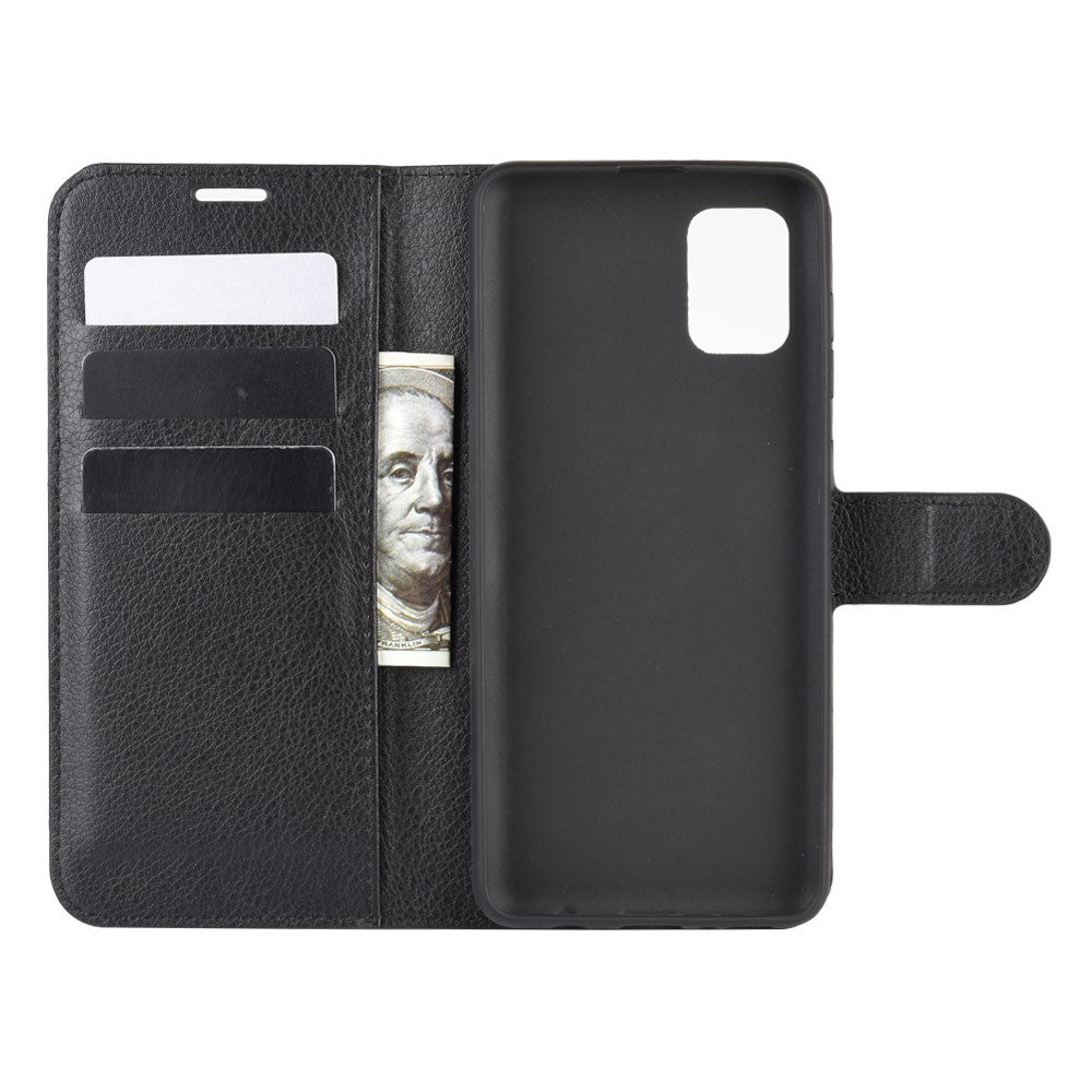 Litchi Surface Wallet Leather Case for Samsung Galaxy A31