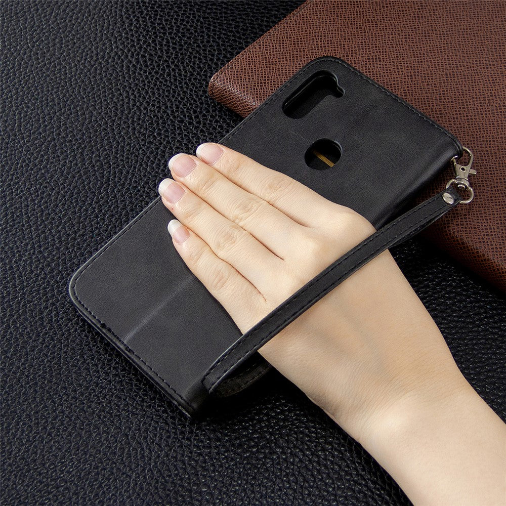 Plånboksfodral i läder för Samsung Galaxy A11 (EU-version)/M11