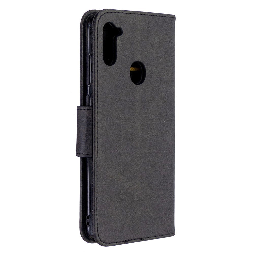 Plånboksfodral i läder för Samsung Galaxy A11 (EU-version)/M11