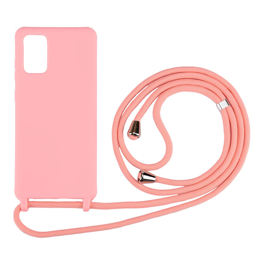 Soft TPU Mobile Phone Case with Multi-function Strap for Samsung Galaxy S20 4G/S20 5G