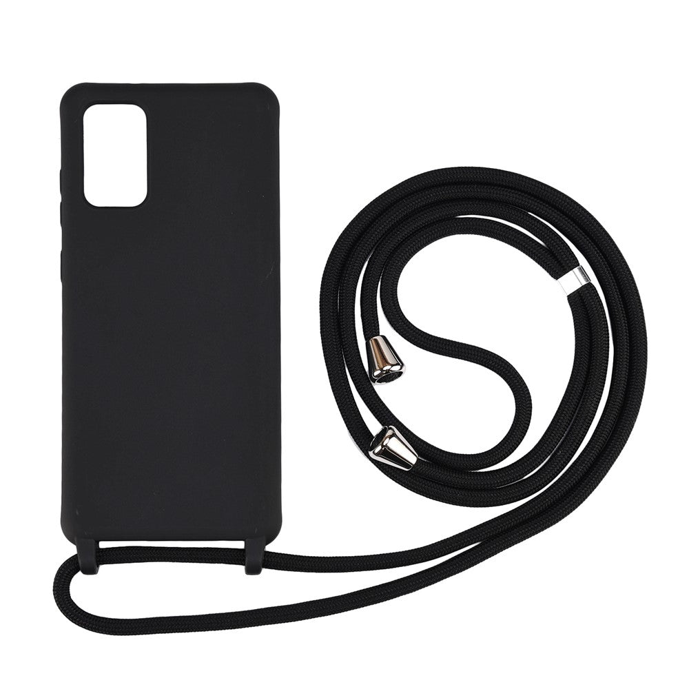 Durable TPU Back Cover Case with Multi-function Strap for Samsung Galaxy S20 Plus