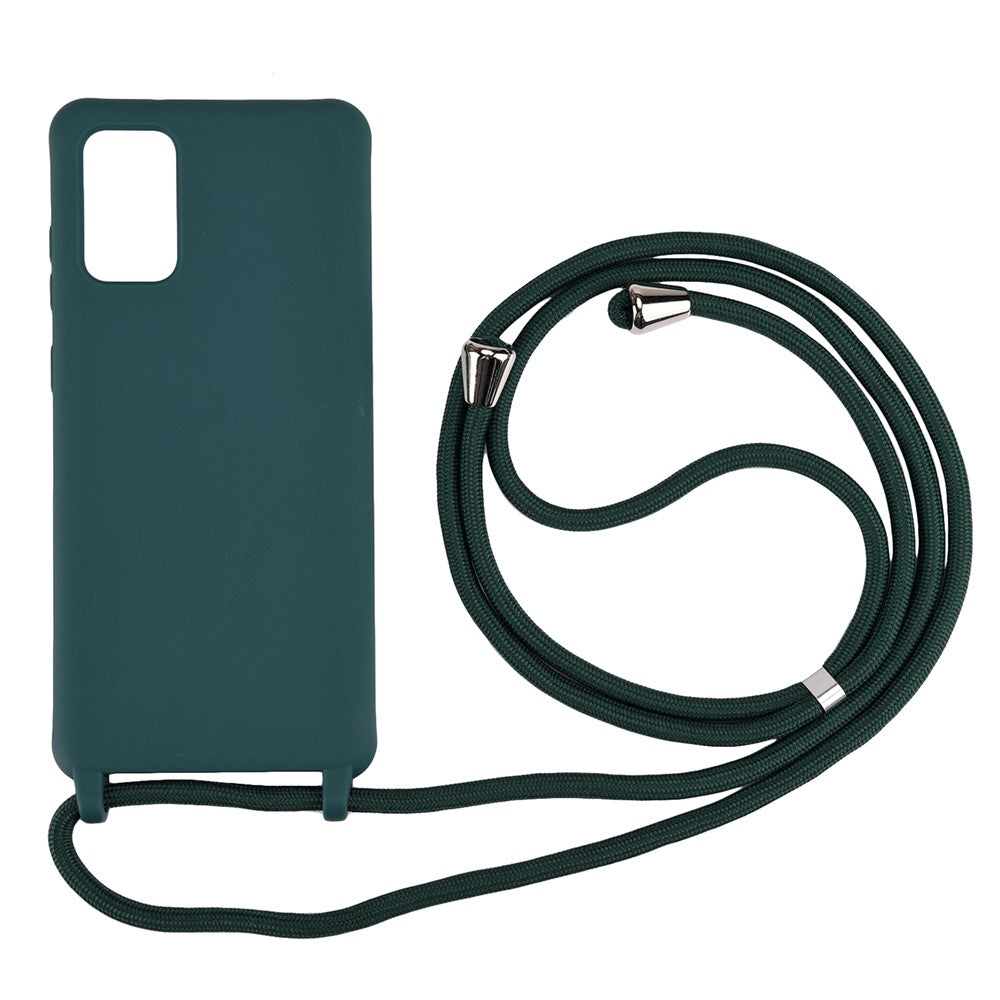 Durable TPU Back Cover Case with Multi-function Strap for Samsung Galaxy S20 Plus