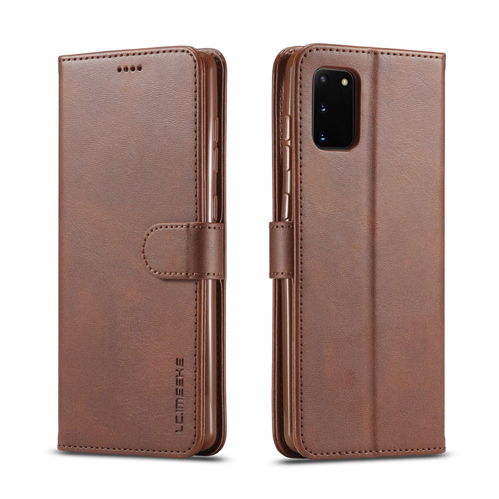 LC.IMEEKE Pung Stander Læder Mobilcover til Samsung Galaxy A41 (Global Version)