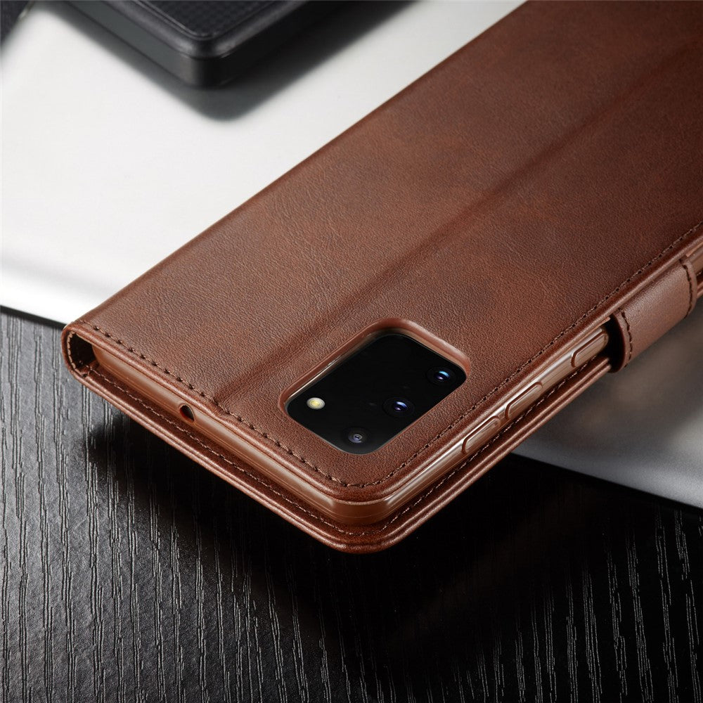 LC.IMEEKE Pung Stander Læder Mobilcover til Samsung Galaxy A41 (Global Version)