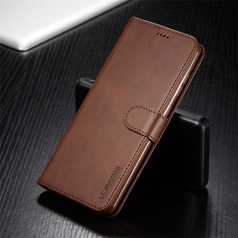 LC.IMEEKE Pung Stander Læder Mobilcover til Samsung Galaxy A41 (Global Version)