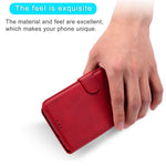 PU læderpung stativ magnetisk cover til Samsung Galaxy A41 (global version)