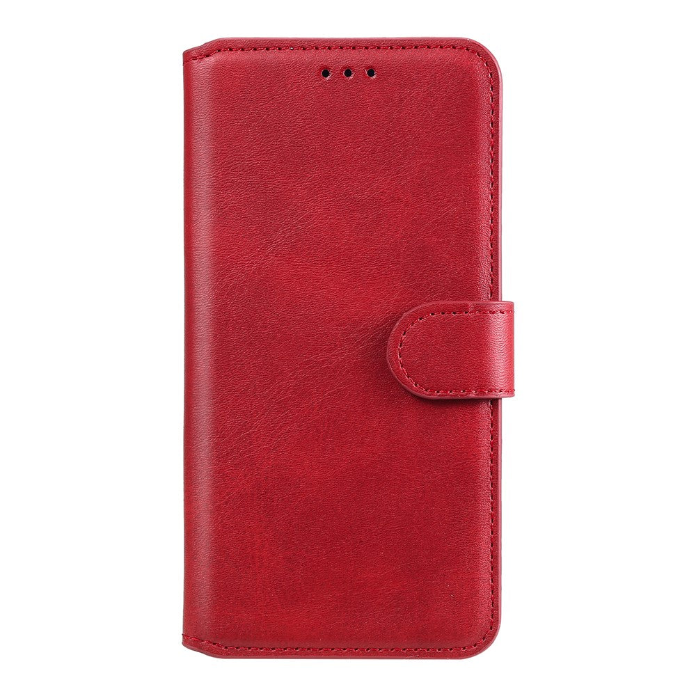 PU læderpung stativ magnetisk cover til Samsung Galaxy A41 (global version)
